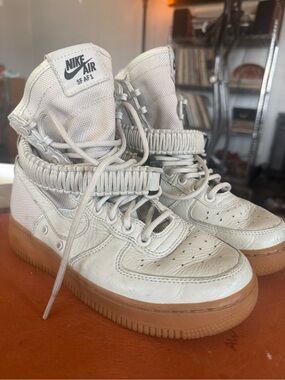 NIKE AIR FORCE 1  High Top SF AF-1 Sneaker Tactical Strap Boot Sneaker